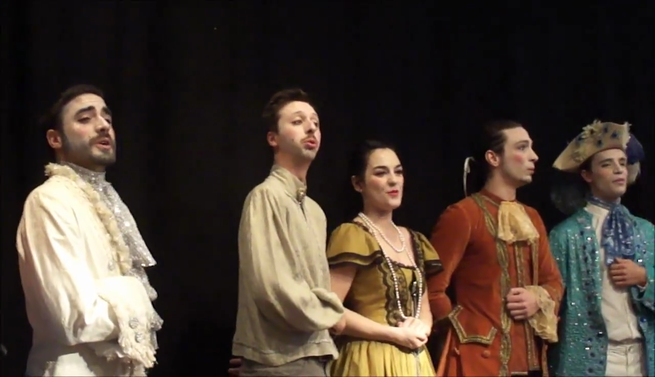 Lezione di canto in Accademia