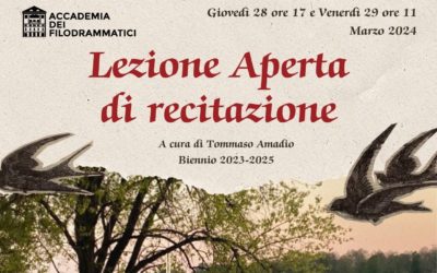 LEZIONE APERTA DI RECITAZIONE