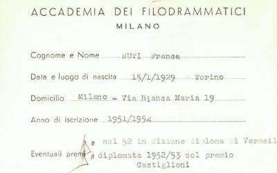 ADDIO A FRANCA NUTI