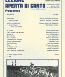 LEZIONE APERTA DI CANTO